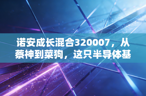 诺安成长混合320007,从蔡神到菜狗,这只半导体基金还能重回巅峰吗?