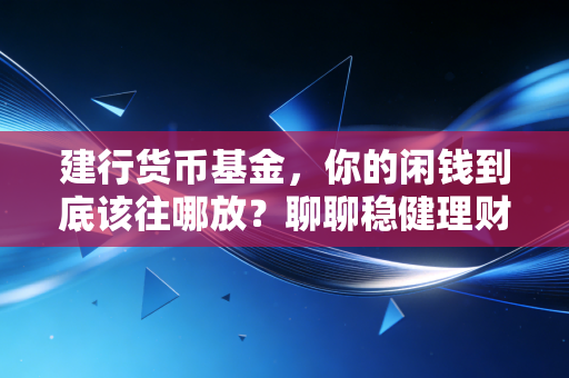 建行货币基金,你的闲钱到底该往哪放?聊聊稳健理财的那些事儿