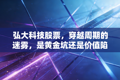 弘大科技股票,穿越周期的迷雾,是黄金坑还是价值陷阱?