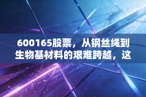 600165股票,从钢丝绳到生物基材料的艰难跨越,这只概念股还能撑多久?
