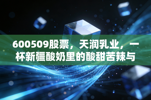 600509股票,天润乳业,一杯新疆酸奶里的酸甜苦辣与投资逻辑