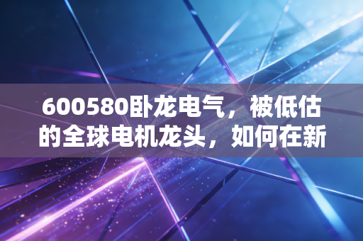600580卧龙电气,被低估的全球电机龙头,如何在新能源浪潮中静水流深?