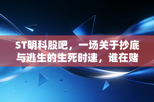 ST明科股吧,一场关于抄底与逃生的生死时速,谁在赌那个万分之一?