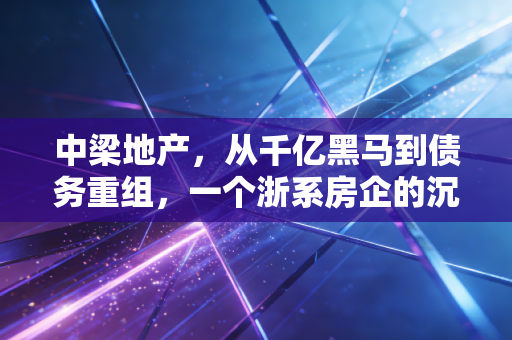 中梁地产，从千亿黑马到债务重组，一个浙系房企的沉浮录与楼市启示