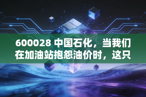 600028 中国石化,当我们在加油站抱怨油价时,这只现金奶牛正在悄悄变局
