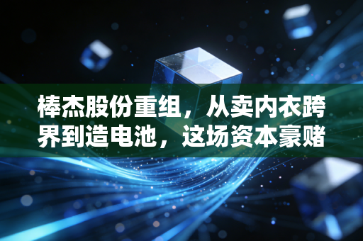 棒杰股份重组,从卖内衣跨界到造电池,这场资本豪赌究竟值不值得?