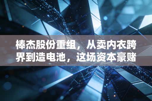 棒杰股份重组,从卖内衣跨界到造电池,这场资本豪赌究竟值不值得?
