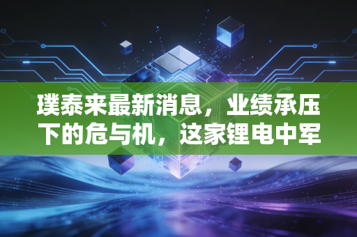 璞泰来最新消息,业绩承压下的危与机,这家锂电中军何时迎来拐点?