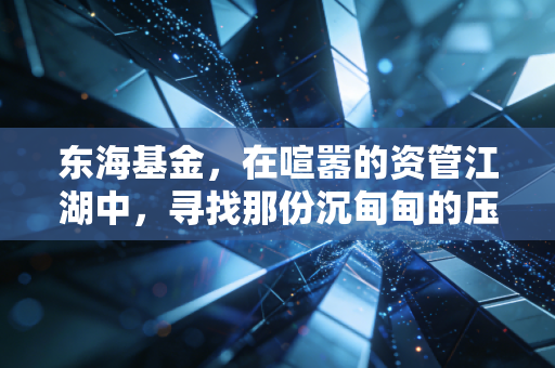 东海基金,在喧嚣的资管江湖中,寻找那份沉甸甸的压舱石