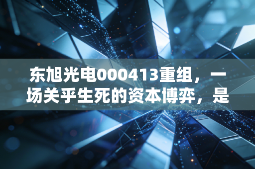 东旭光电000413重组,一场关乎生死的资本博弈,是涅槃重生还是昙花一现?