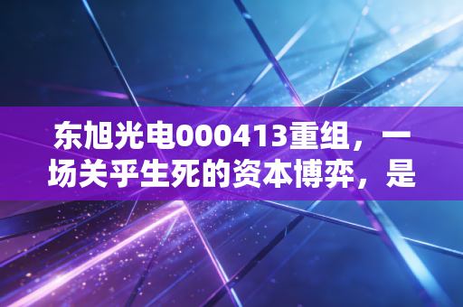 东旭光电000413重组,一场关乎生死的资本博弈,是涅槃重生还是昙花一现?