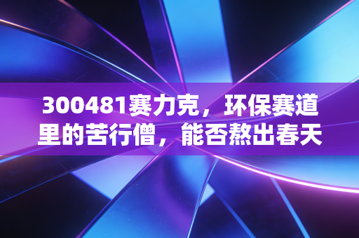 300481赛力克,环保赛道里的苦行僧,能否熬出春天?