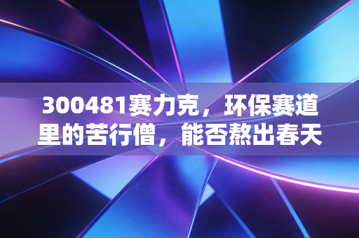 300481赛力克,环保赛道里的苦行僧,能否熬出春天?