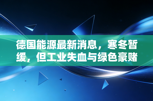 德国能源最新消息,寒冬暂缓,但工业失血与绿色豪赌下的德国经济何去何从?