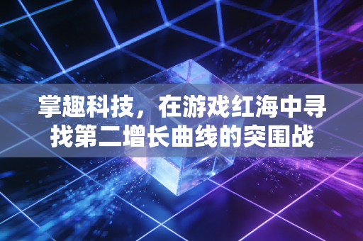 掌趣科技,在游戏红海中寻找第二增长曲线的突围战