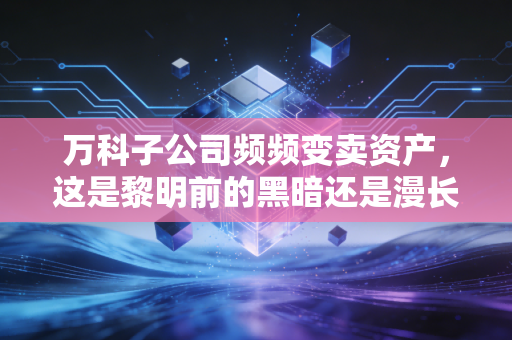 万科子公司频频变卖资产,这是黎明前的黑暗还是漫长的黑夜?