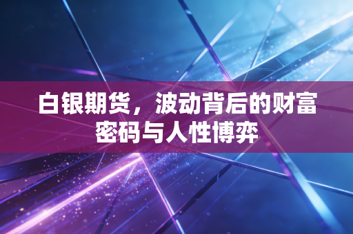 白银期货,波动背后的财富密码与人性博弈