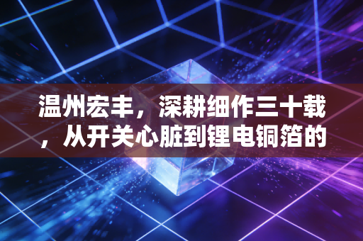 温州宏丰,深耕细作三十载,从开关心脏到锂电铜箔的跨界突围,这只温州股能飞多高?