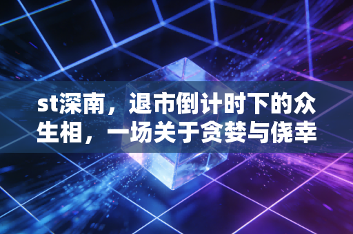 st深南,退市倒计时下的众生相,一场关于贪婪与侥幸的残酷博弈