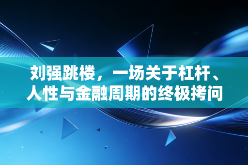 刘强跳楼,一场关于杠杆、人性与金融周期的终极拷问