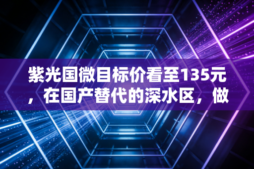 紫光国微目标价看至135元，在国产替代的深水区，做时间的朋友