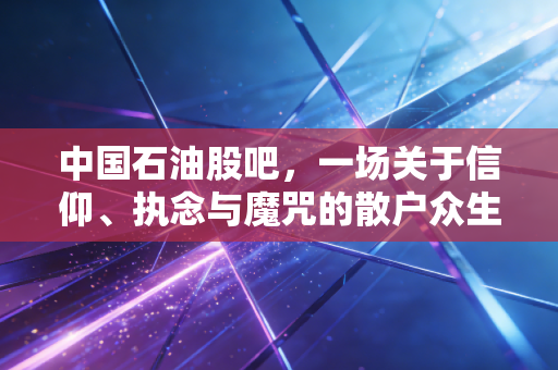 中国石油股吧,一场关于信仰、执念与魔咒的散户众生相