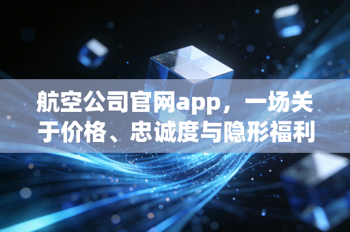 航空公司官网app,一场关于价格、忠诚度与隐形福利的博弈