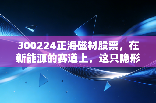 300224正海磁材股票,在新能源的赛道上,这只隐形冠军到底藏着多少硬实力?