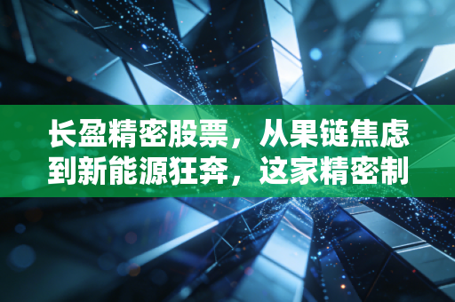 长盈精密股票，从果链焦虑到新能源狂奔，这家精密制造老兵还能打吗？