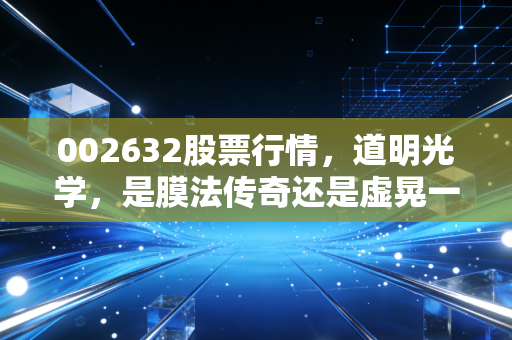 002632股票行情,道明光学,是膜法传奇还是虚晃一枪?