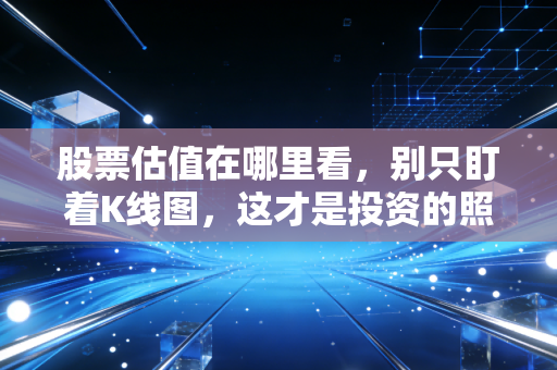 股票估值在哪里看，别只盯着K线图，这才是投资的照妖镜