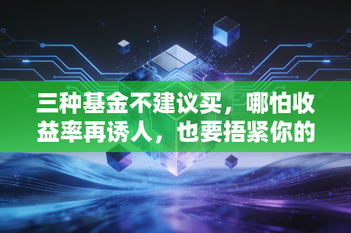 三种基金不建议买,哪怕收益率再诱人,也要捂紧你的钱袋子