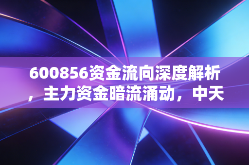600856资金流向深度解析,主力资金暗流涌动,中天科技是机会还是陷阱?