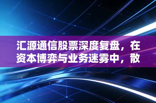 汇源通信股票深度复盘,在资本博弈与业务迷雾中,散户该何去何从?
