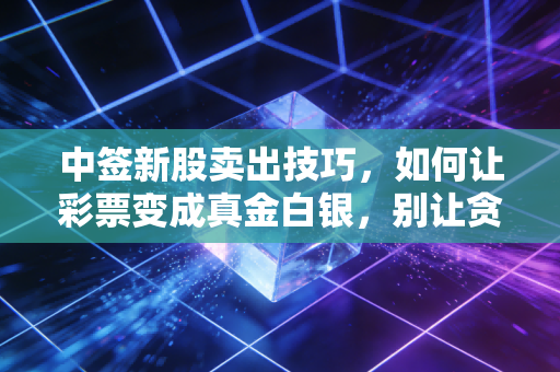 中签新股卖出技巧,如何让彩票变成真金白银,别让贪婪吞噬了你的运气