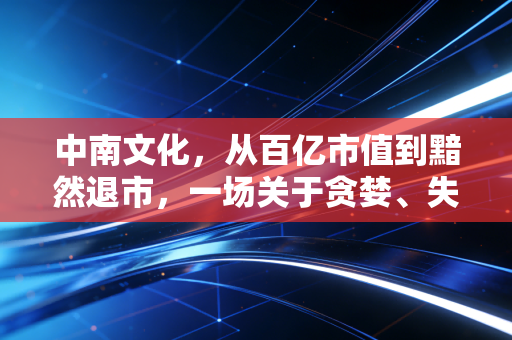 中南文化，从百亿市值到黯然退市，一场关于贪婪、失控与散户悲歌的深度复盘