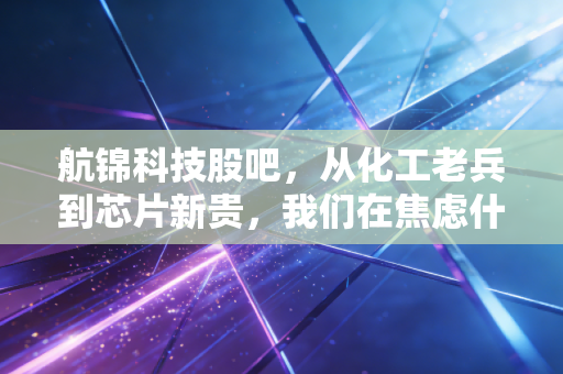 航锦科技股吧,从化工老兵到芯片新贵,我们在焦虑什么?