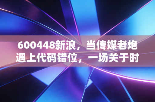 600448新浪,当传媒老炮遇上代码错位,一场关于时代的投资复盘