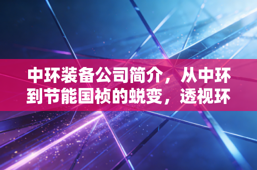 中环装备公司简介,从中环到节能国祯的蜕变,透视环保赛道的机遇与困局