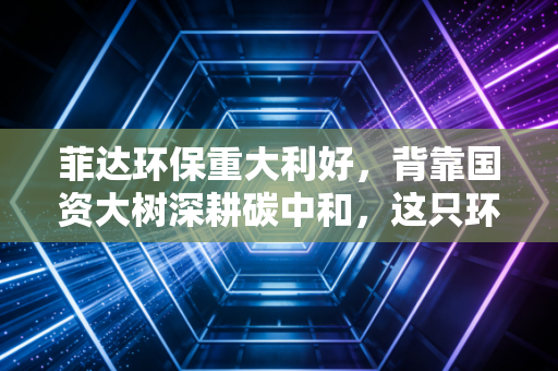 菲达环保重大利好，背靠国资大树深耕碳中和，这只环保老兵的估值修复逻辑全解析