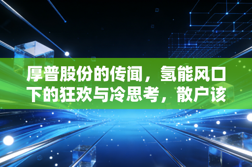厚普股份的传闻,氢能风口下的狂欢与冷思考,散户该何去何从?