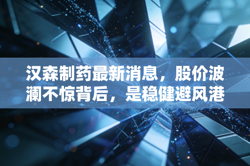 汉森制药最新消息,股价波澜不惊背后,是稳健避风港还是被遗忘的角落?