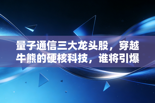 量子通信三大龙头股,穿越牛熊的硬核科技,谁将引爆万亿市场?