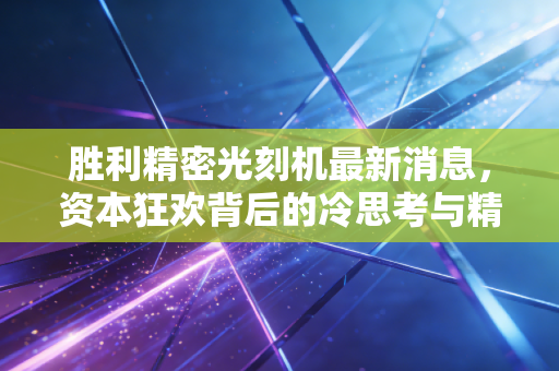 胜利精密光刻机最新消息,资本狂欢背后的冷思考与精密制造的突围之路