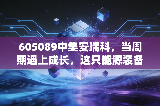 605089中集安瑞科,当周期遇上成长,这只能源装备股到底值不值得托付?