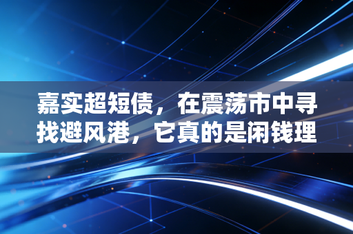 嘉实超短债,在震荡市中寻找避风港,它真的是闲钱理财的天花板吗?