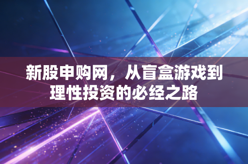 新股申购网,从盲盒游戏到理性投资的必经之路