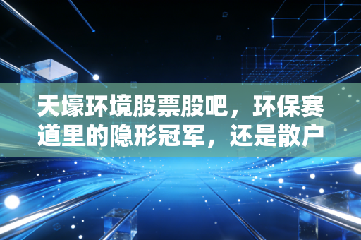 天壕环境股票股吧,环保赛道里的隐形冠军,还是散户的修罗场?