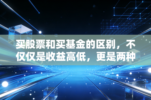 买股票和买基金的区别,不仅仅是收益高低,更是两种截然不同的人生选择