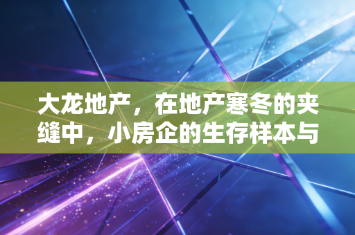 大龙地产,在地产寒冬的夹缝中,小房企的生存样本与投资冷思考